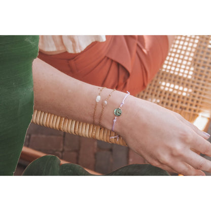 Armband Mondstein – Gold