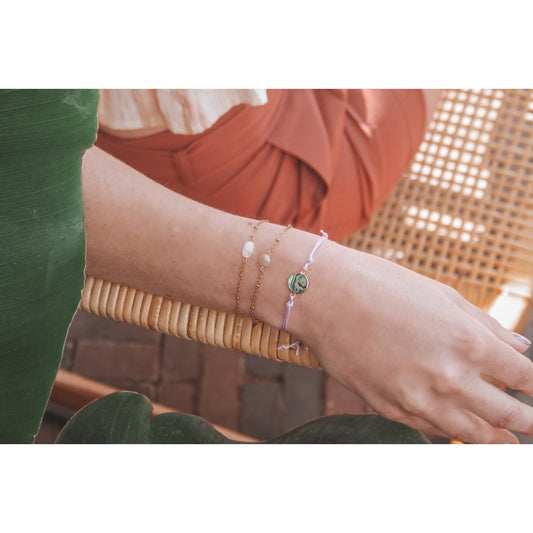Armband Mondstein – Gold