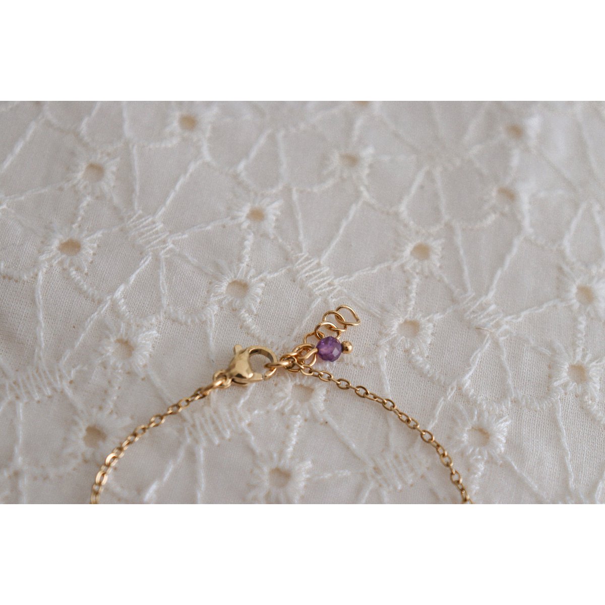 Harmonie-Edelstein-Armband – Gold