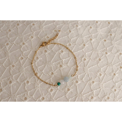 Positives und liebevolles Armband – Gold