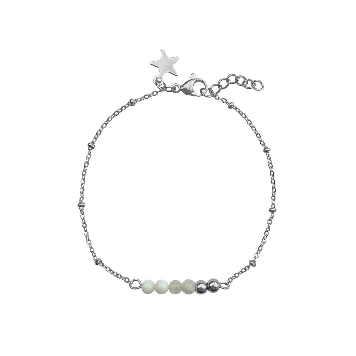 Armband Mondstein & Stern - Silber