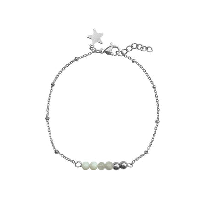 Armband Mondstein & Stern - Silber