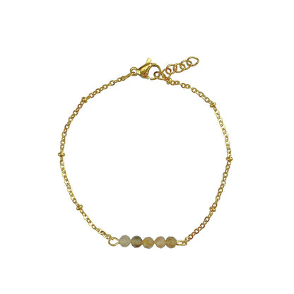 Armband Sonnensteine - Gold