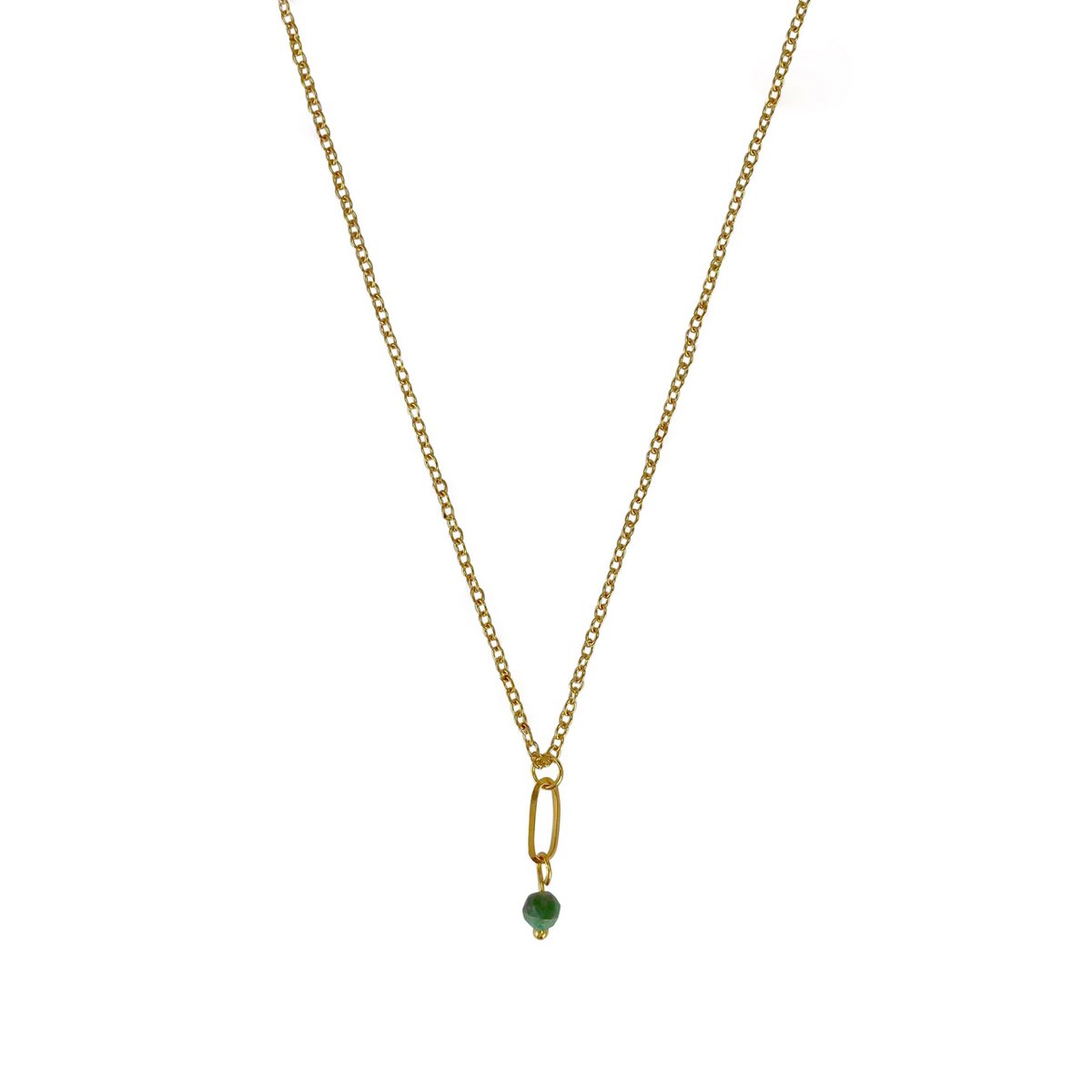Halskette Smaragd - Gold