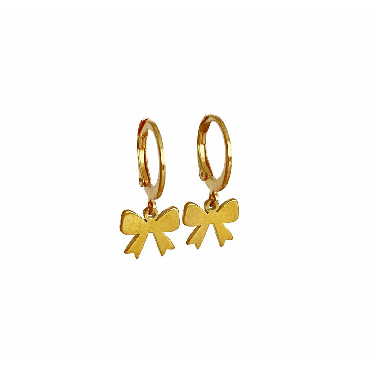 Ohrringe Schleife - Gold