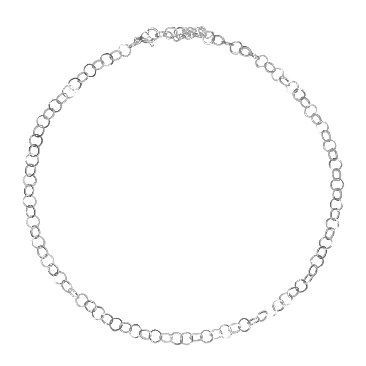 Halskette Runde Glieder – Silber