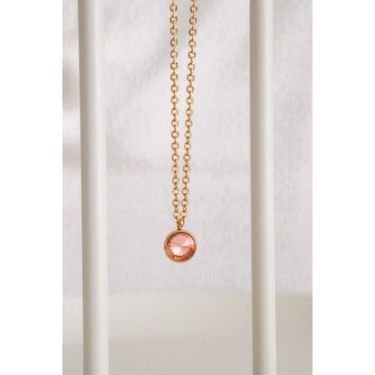 Halskette Kristall Rosé – Gold