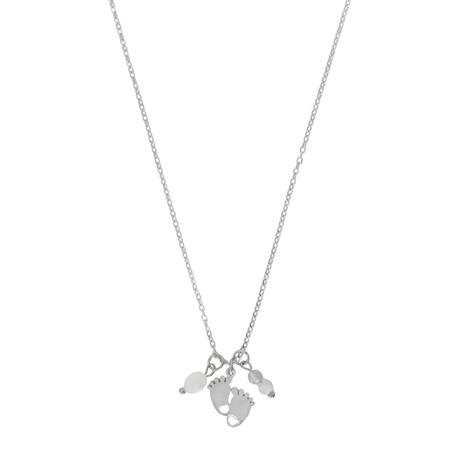 Baby Feet Loving Beginning Halskette – Silber