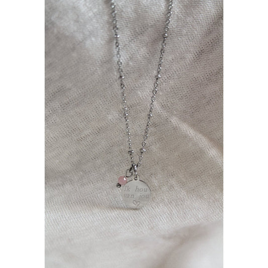 Halskette Ich liebe dich - Silber