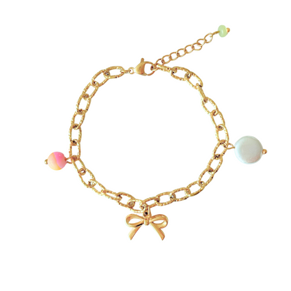 Bug, Schale & Jade Armband - Gold