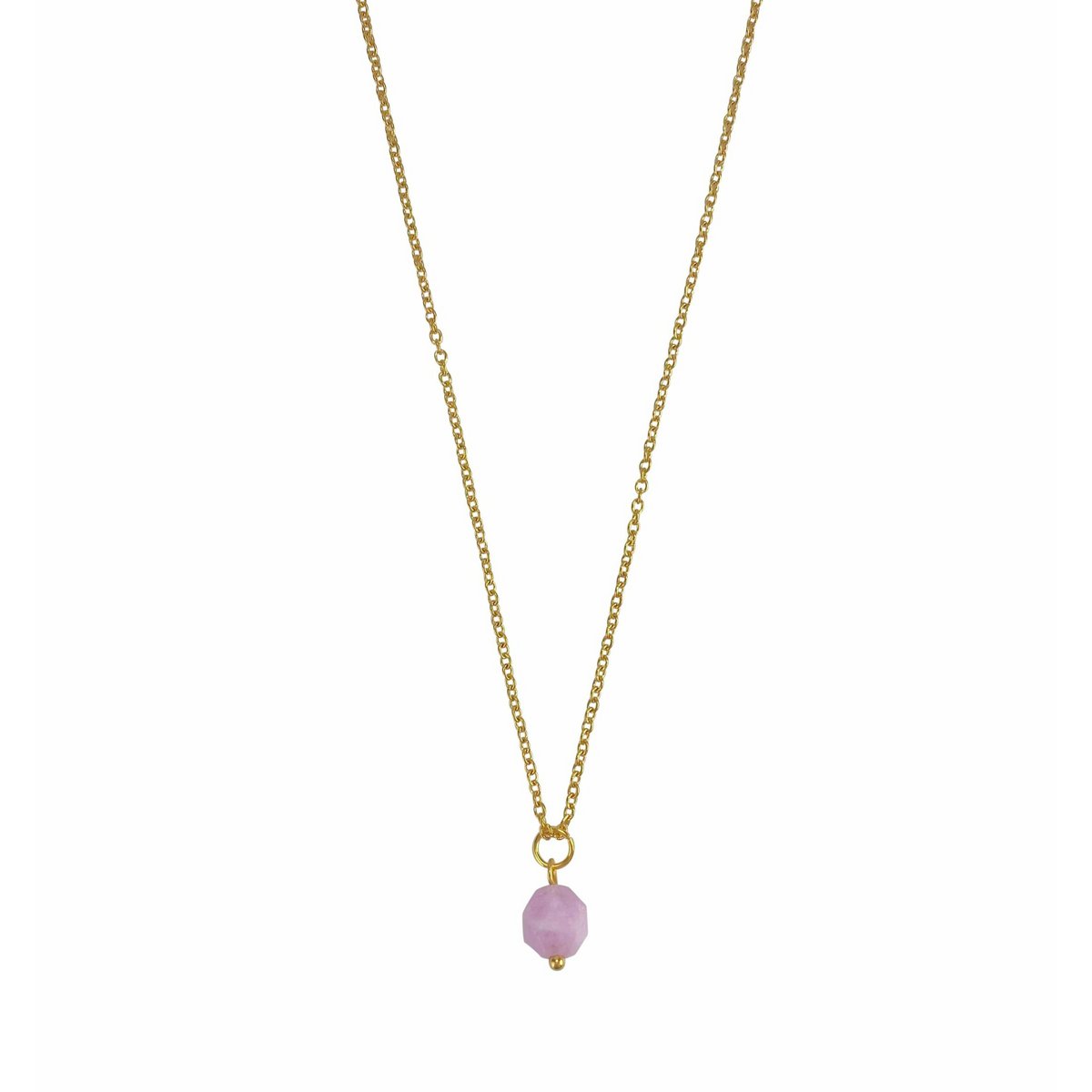 Halskette Chalcedon - Gold
