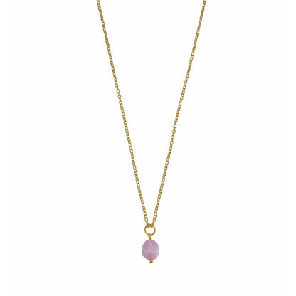 Halskette Chalcedon - Gold