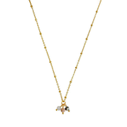 Energie-Edelstein-Halskette – Gold