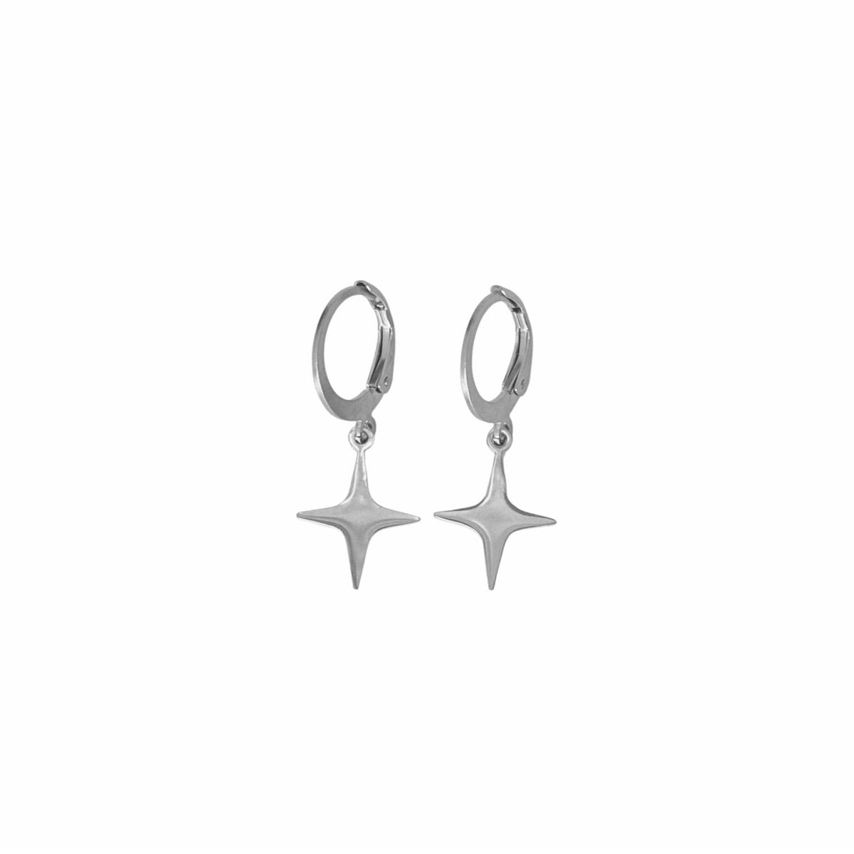 Sternohrringe – Silber