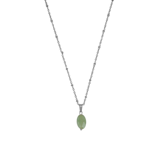 Halskette Aventurin Facettiert - Silber