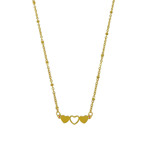 Halskette Herzen - Gold