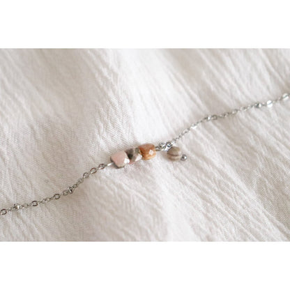Rhodochrosit-Armband – Silber