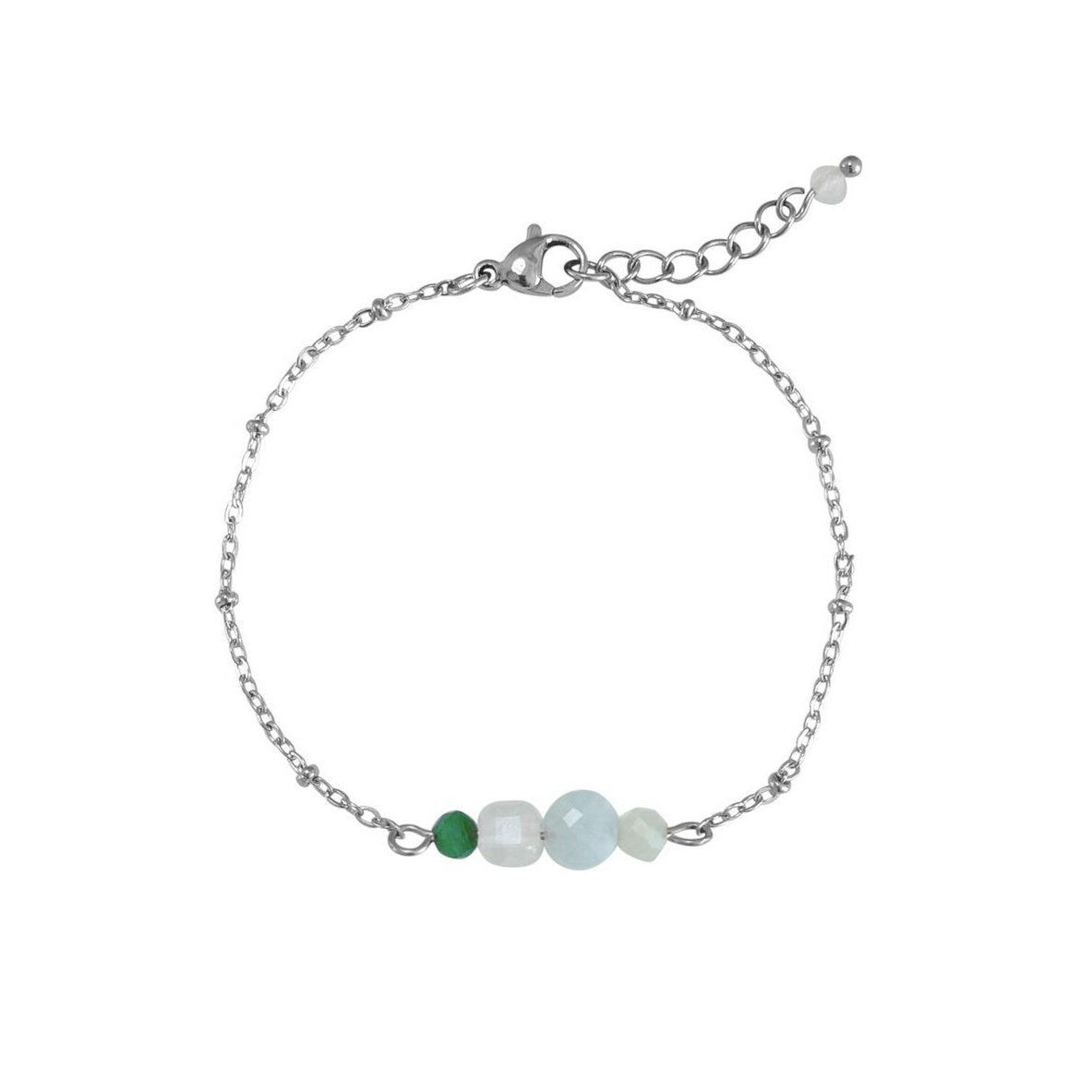 Positives und liebevolles Armband – Silber