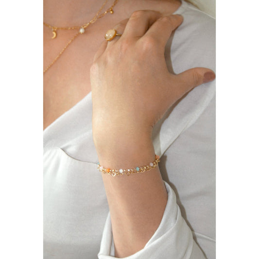 Armband Hearts Link - Gold