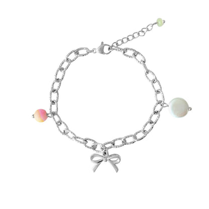 Bug, Schale & Jade Armband - Silber