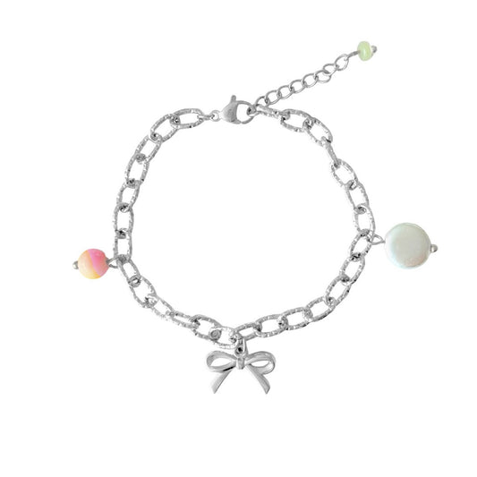 Bug, Schale & Jade Armband - Silber