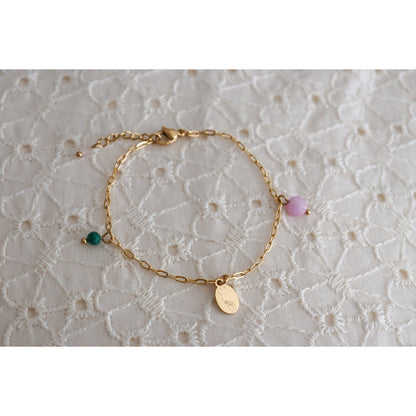 Herz-unter-dem-Gürtel-Armband – Gold